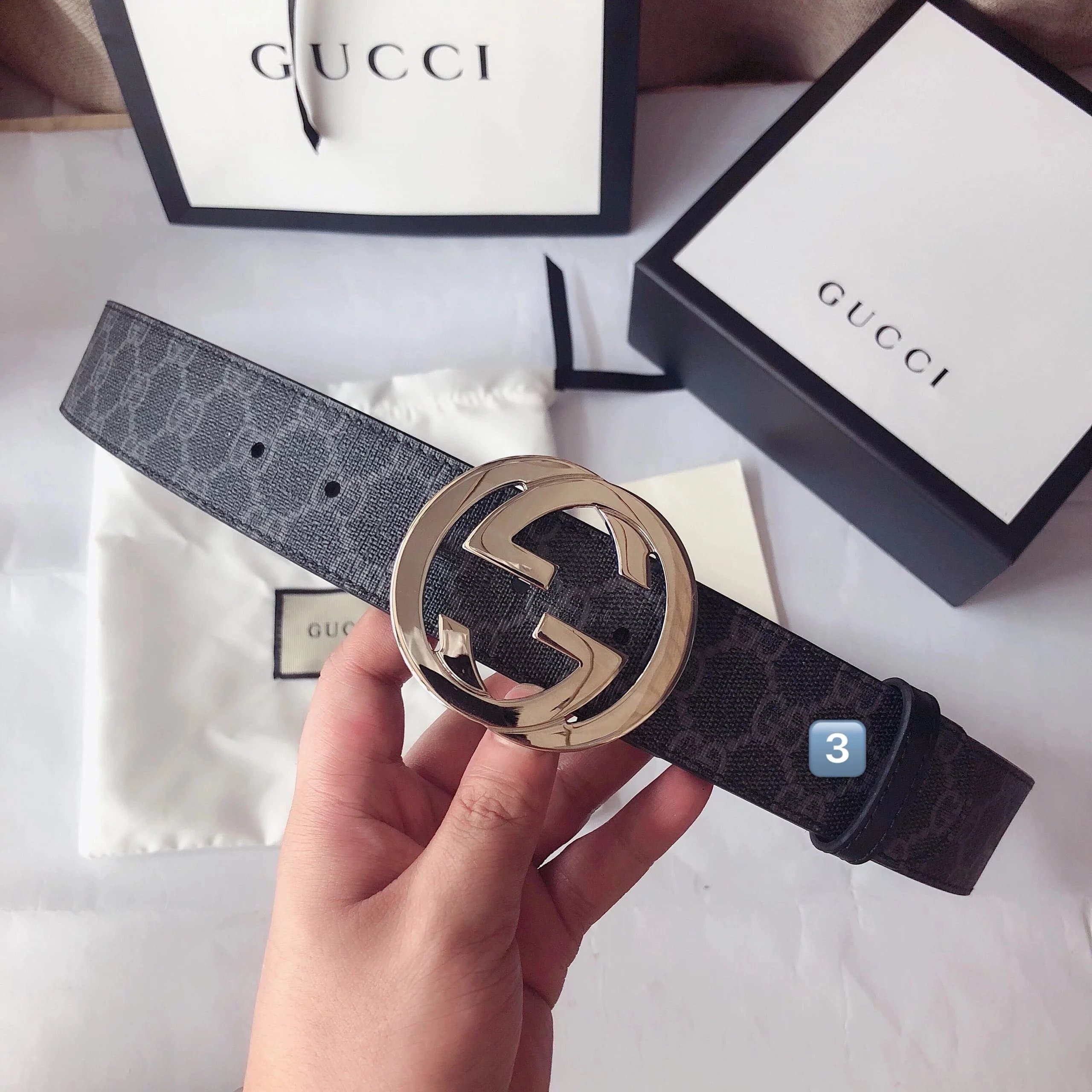 Gucci Horsebit 1955 Belt GG Marmont Canvas