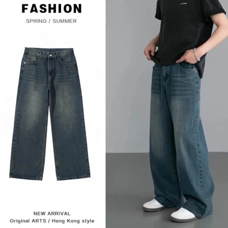 Wide-Leg Jeans Hong Kong Style