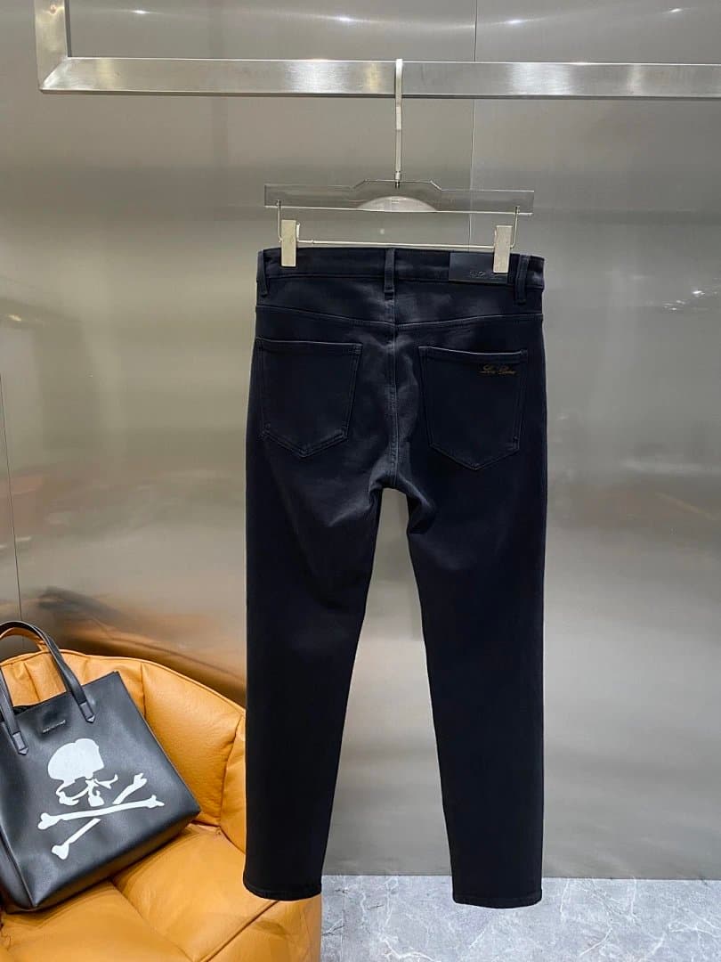 Prada Flared Jeans Embroidered Logo — 44