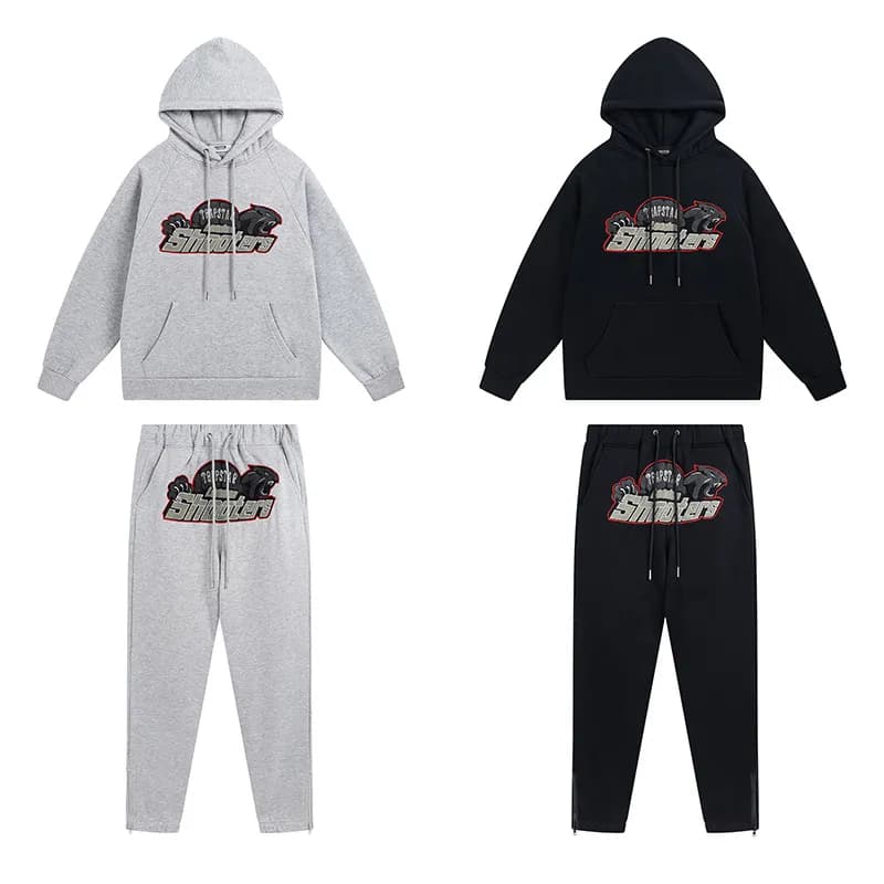 Corteiz Hoodie Trapstar Logo — 617-618 (black