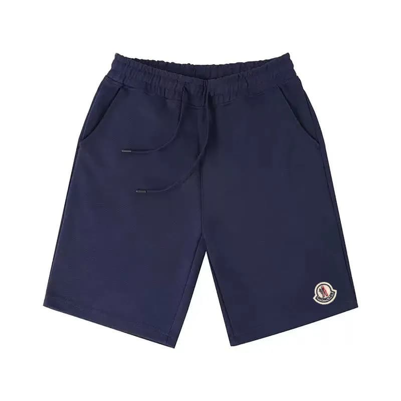 Moncler Logo-Embroidered Shorts Navy