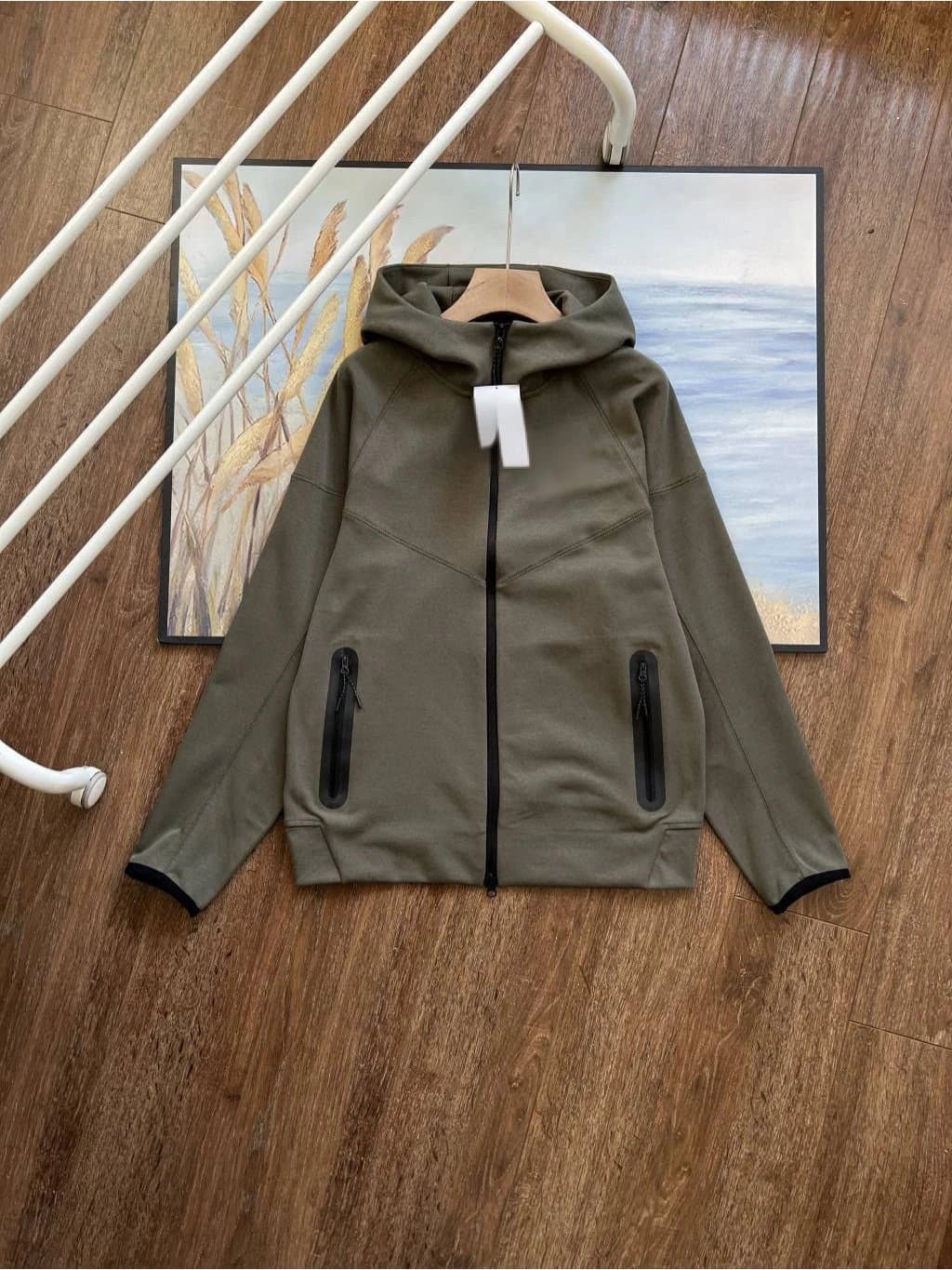 Nike Tech Fleece Hoodie Olive
