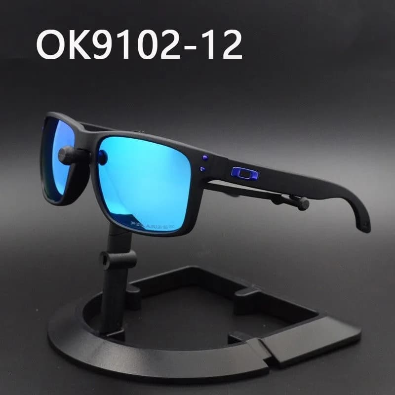 Oakley Holbrook Matte Black with Blue Iridium Lens