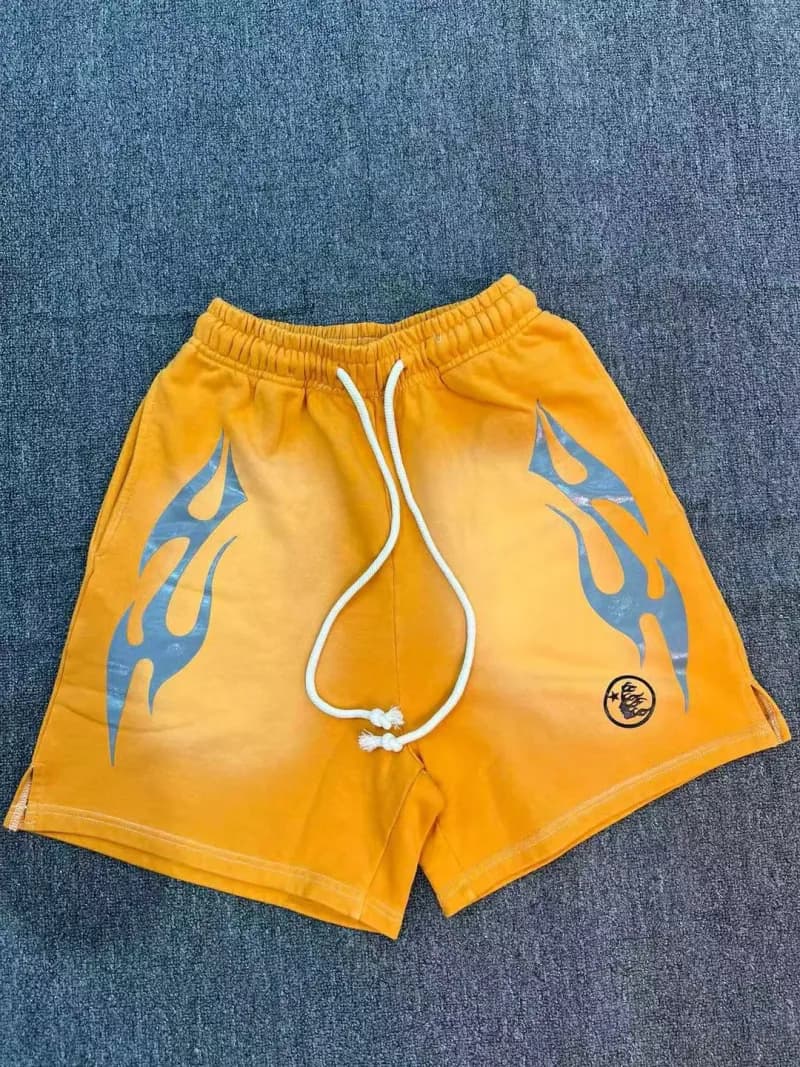 Reebok Mesh Shorts Flame Print — 21
