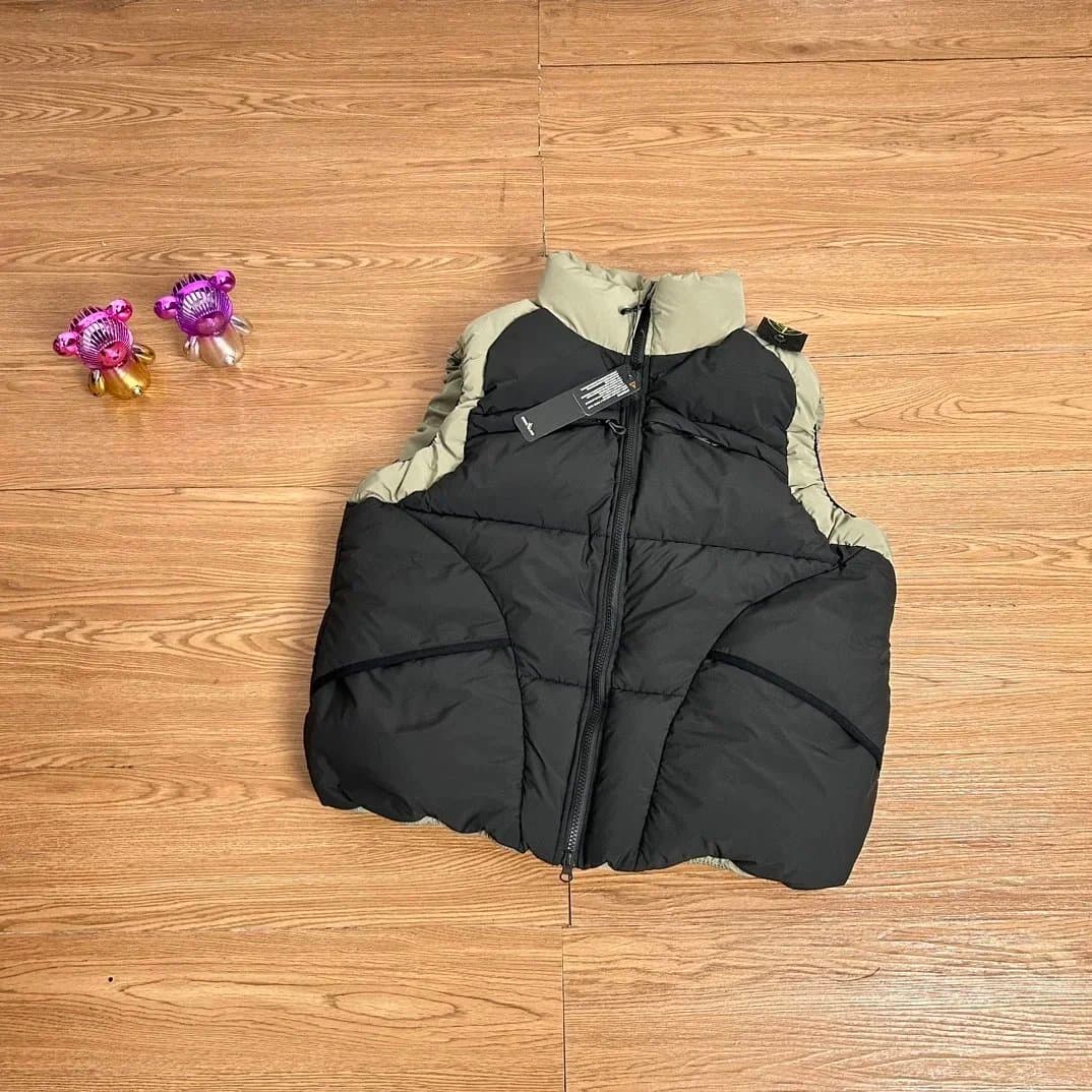 Stone Island Goggle Vest Two-Tone Puffer