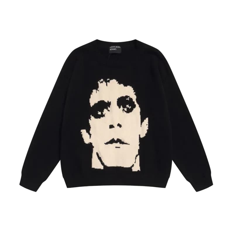 Comme des Garçons Knit Sweater Face Intarsia