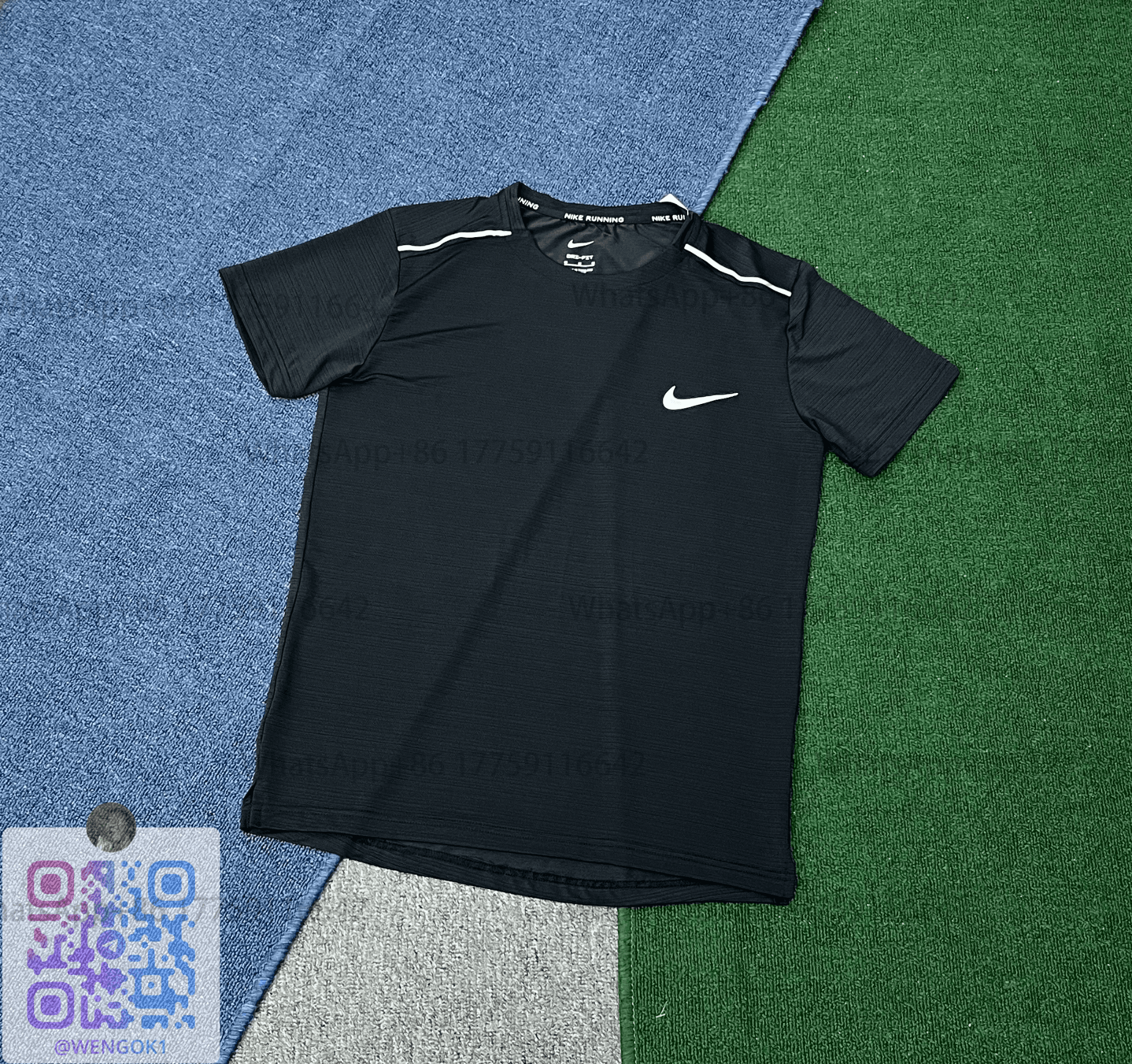 Nike Running Tee Black/White