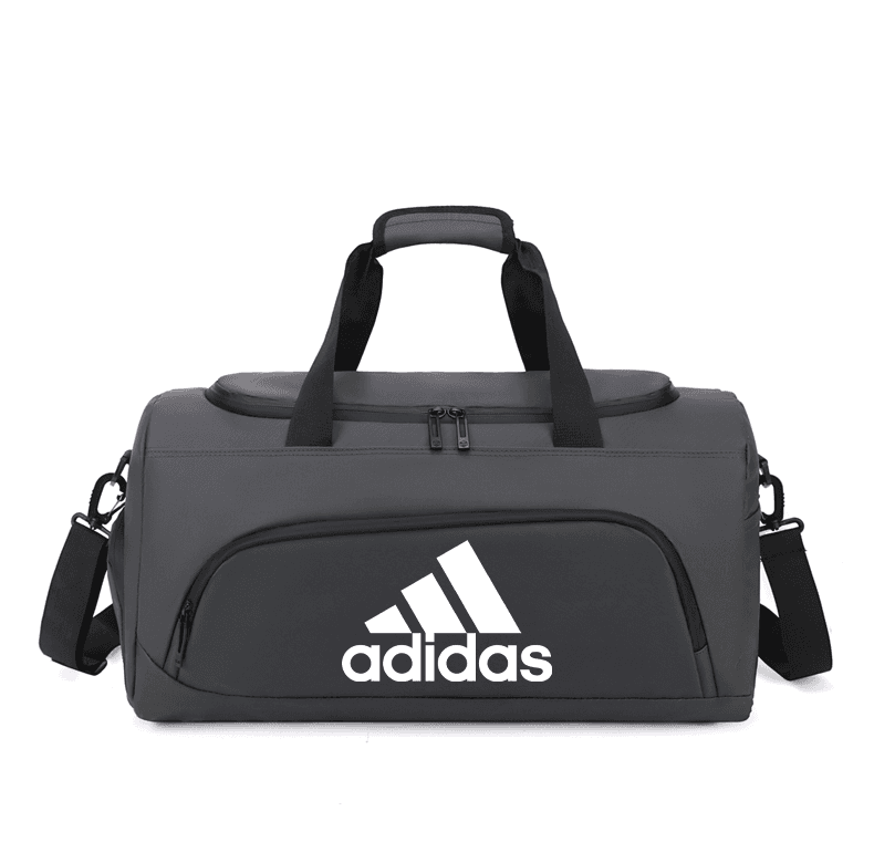 Adidas Classic Backpack Gold Logo — 7068-1灰色