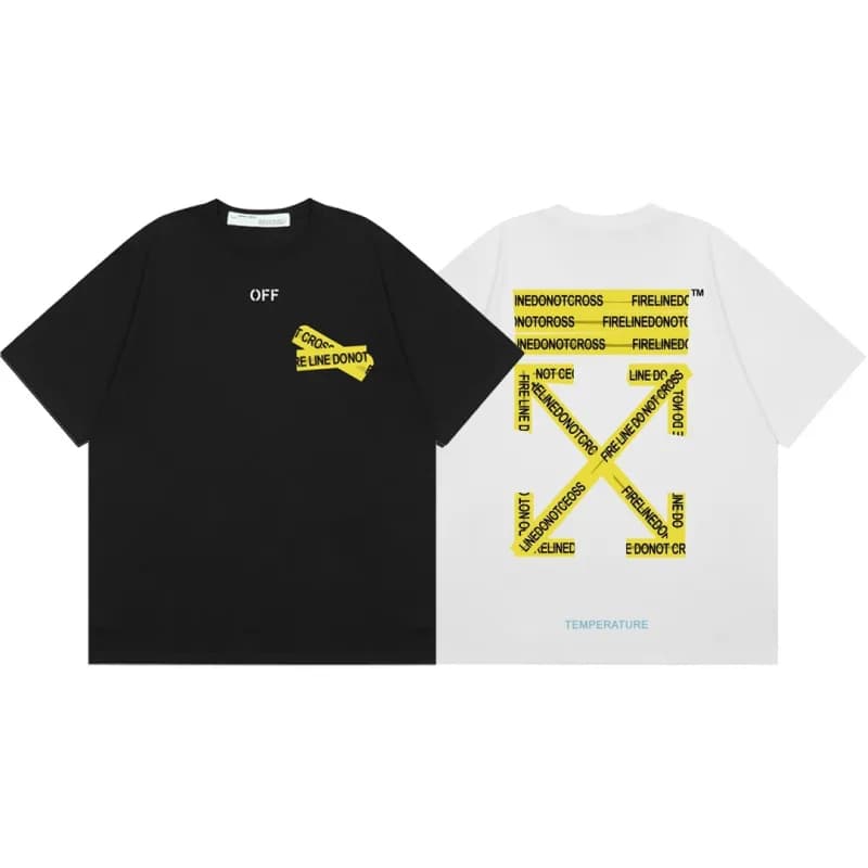 Off-White T-Shirt Industrial Tape Print