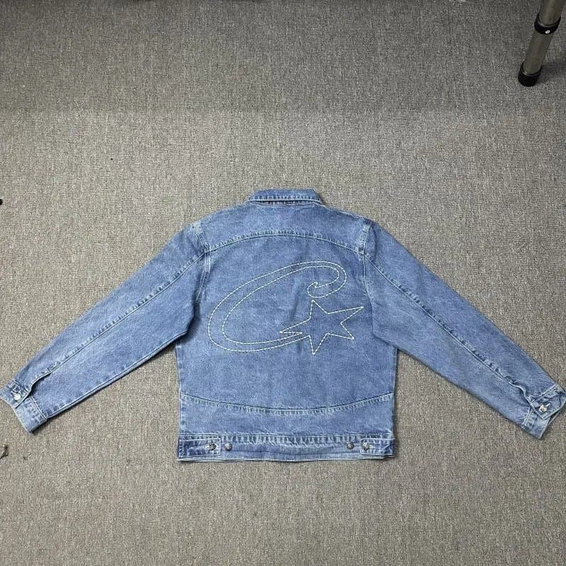 Chrome Hearts Denim Jacket C Star Back Embroidery