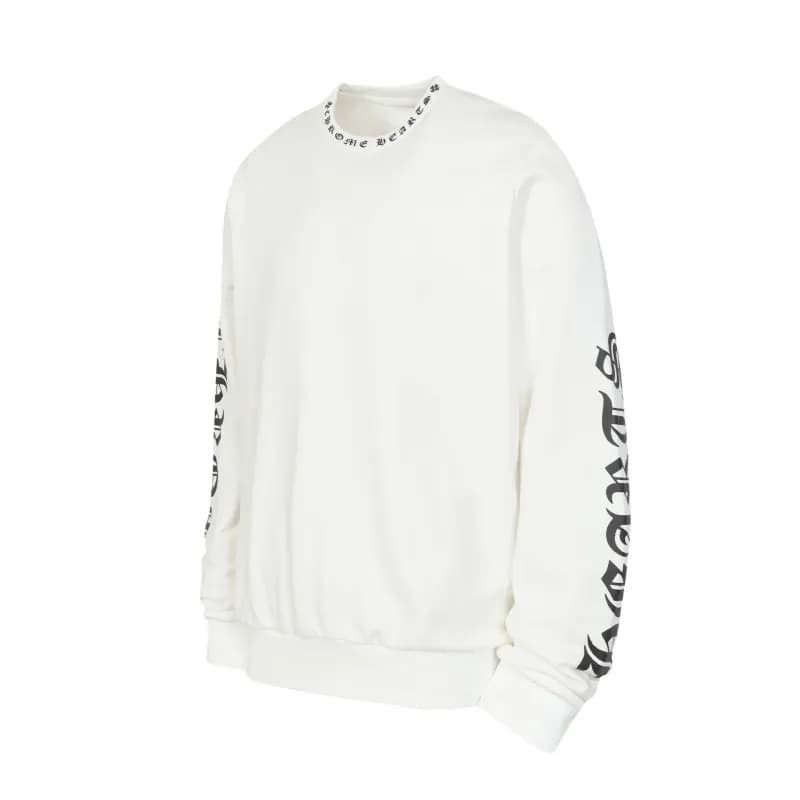 Chrome Hearts Hooded Sweatshirt Cross Logo Embroidery — 白色Y2903白