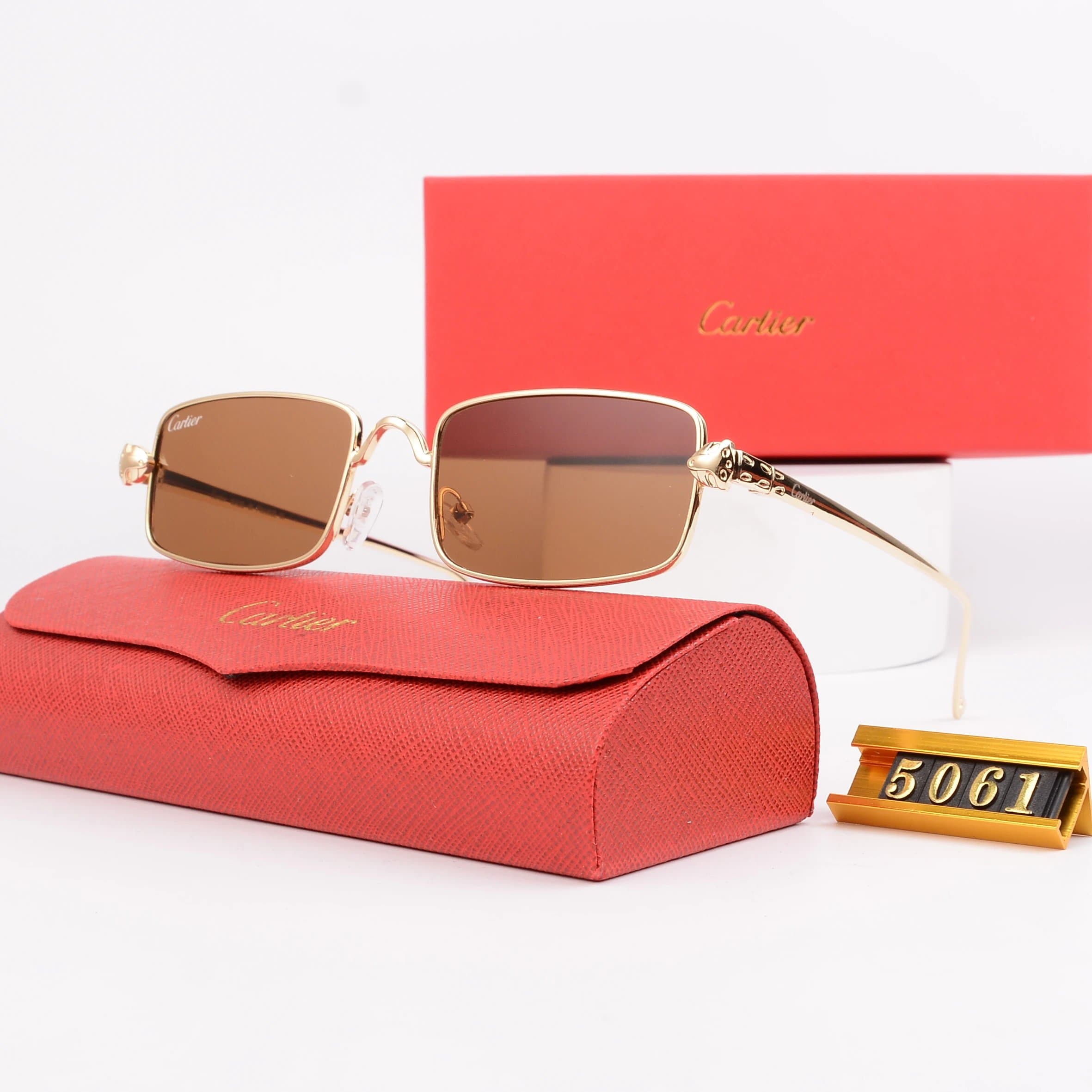Cartier Sunglasses Panther Temple