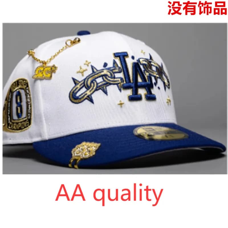 New Era × MLB 59FIFTY Cap LA Dodgers Chain刺绣