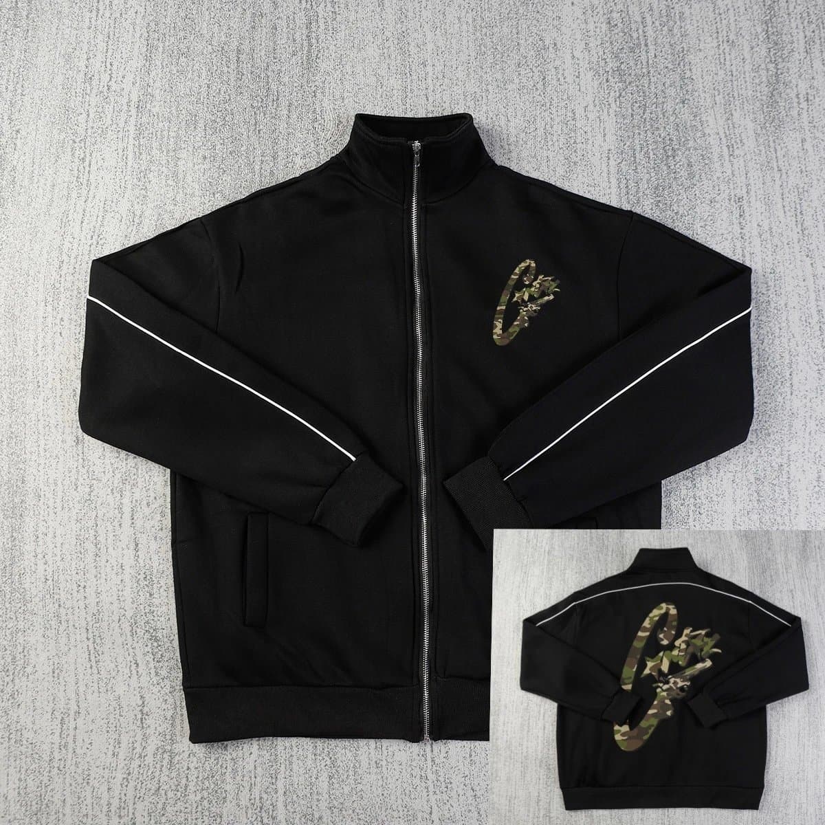 Chrome Hearts Track Jacket Camo Logo