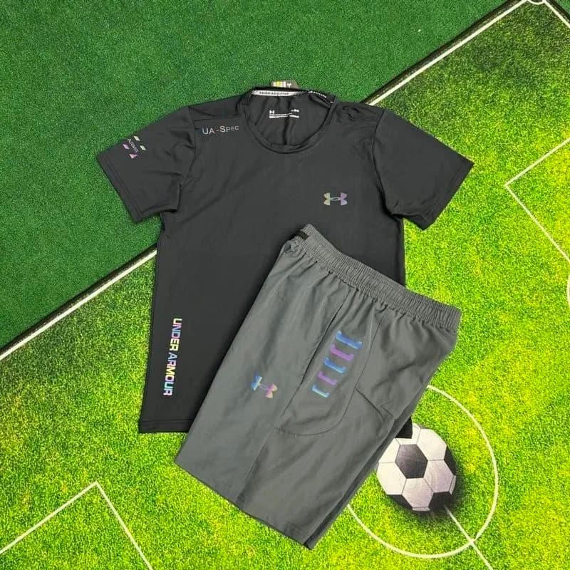 Under Armour UA Spec Top & Shorts Set Iridescent Logo