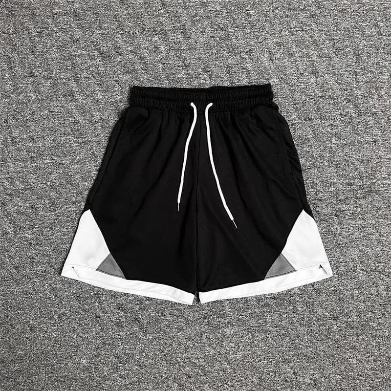 Athletic Shorts Contrast Panel