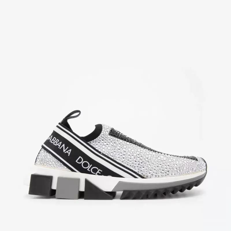 Dolce & Gabbana Sneaker Crystal-Embellished Slip-On