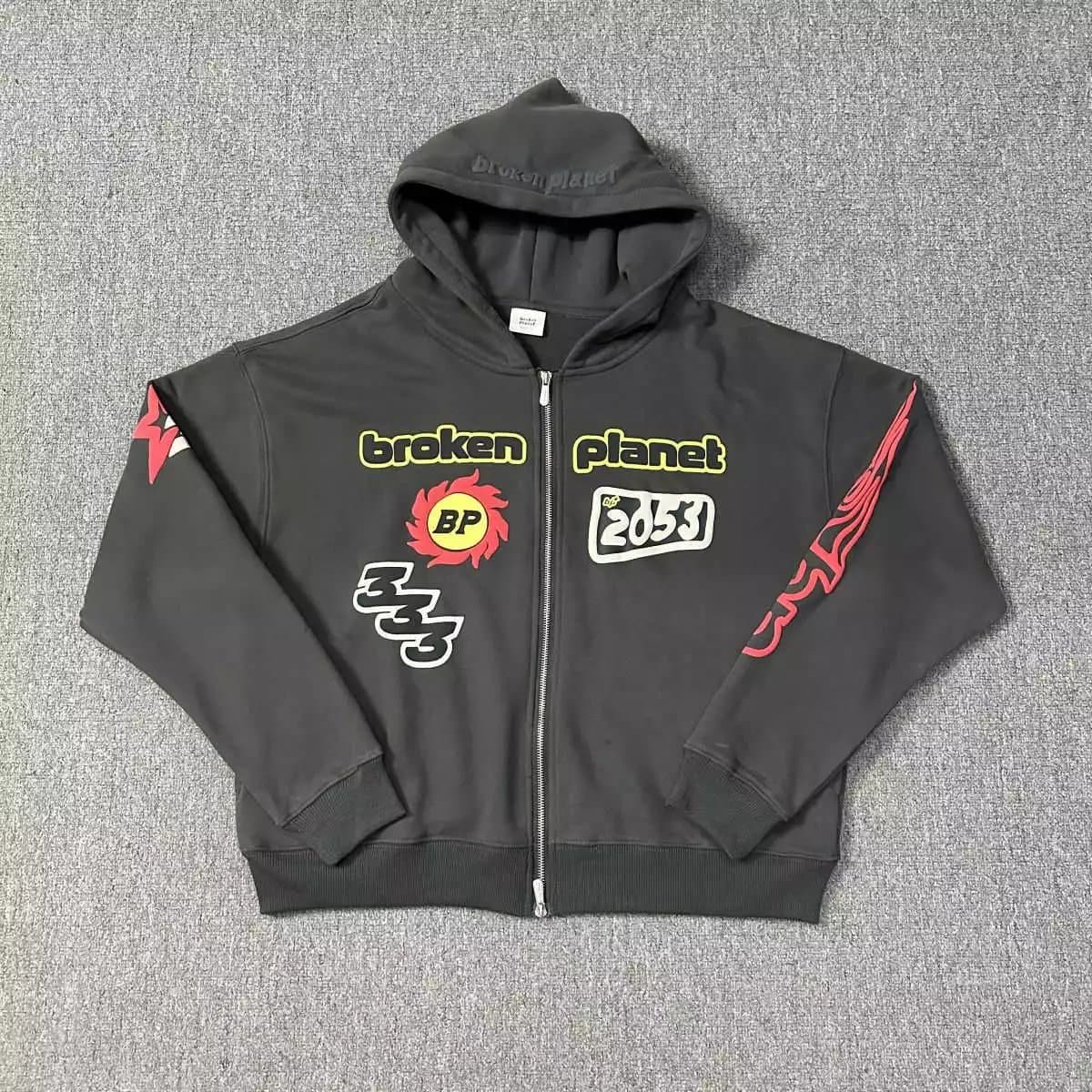 Track Pants Broken Planet Logo — 风格23 帽衫【加绒】
