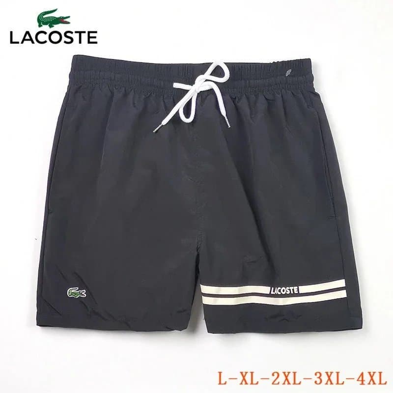 Lacoste Swim Shorts Striped Hem