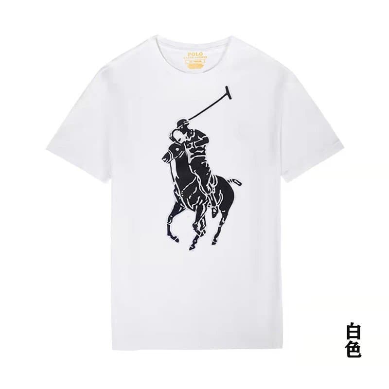 Polo Ralph Lauren Polo Denim Tee White Logo — 36