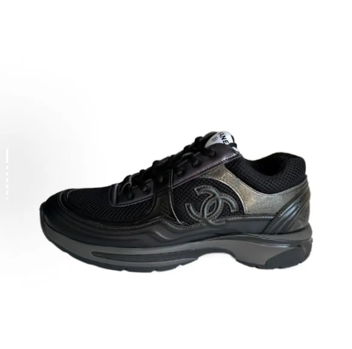 Chanel Sneaker Metallic Silver — 1