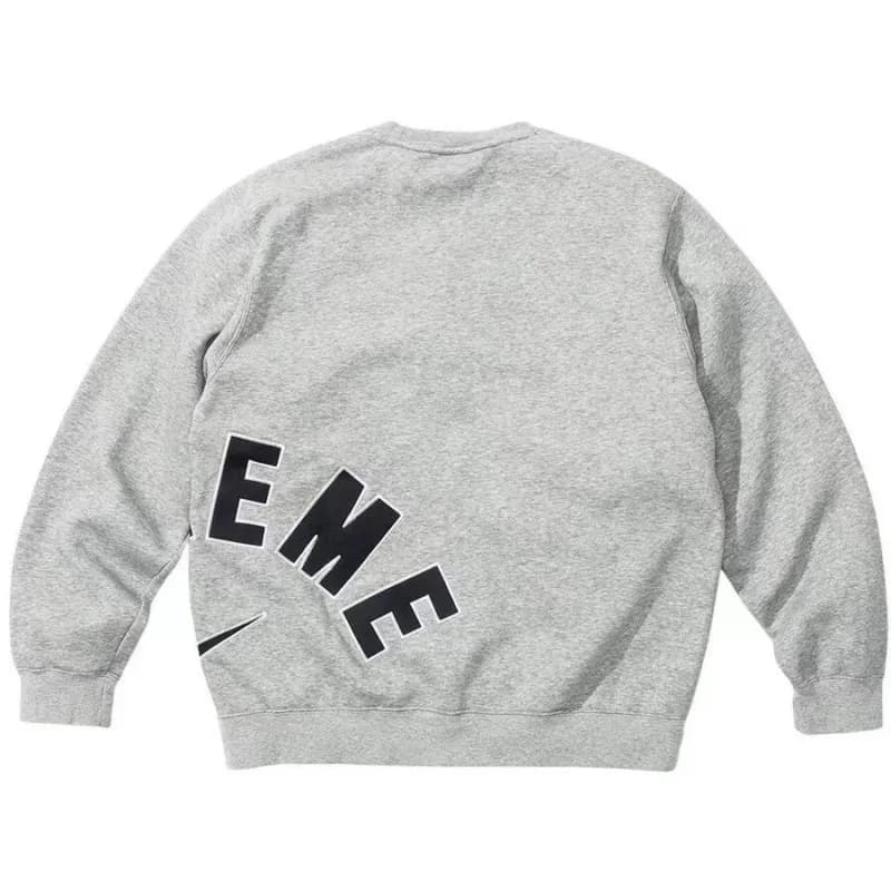Supreme Box Logo Hooded Sweatshirt Vertical Logo — E542 灰色