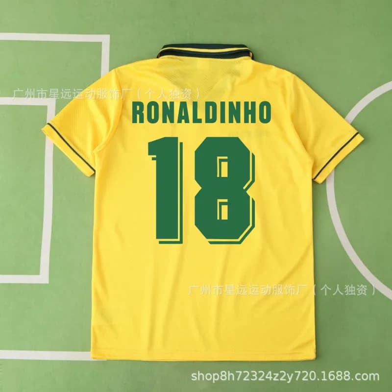 Nike Ronaldinho #18 Jersey Brazil National Team