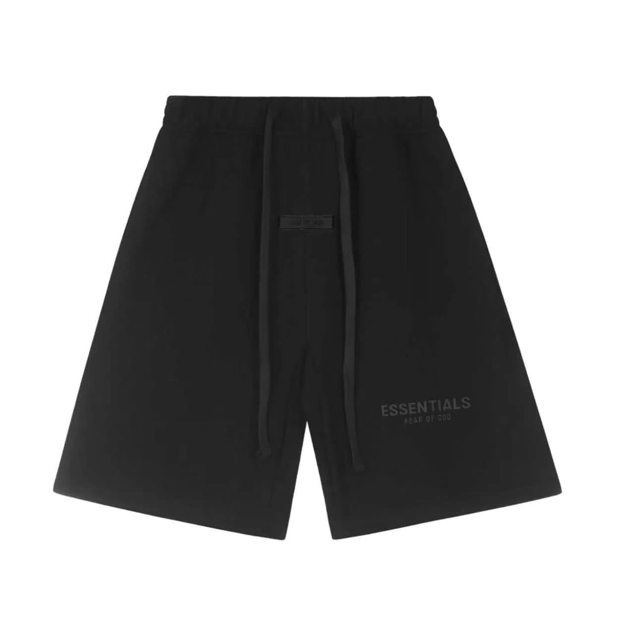 Fear of God Essentials Essentials Shorts Logo Print — 2419黑色（硅胶字母）