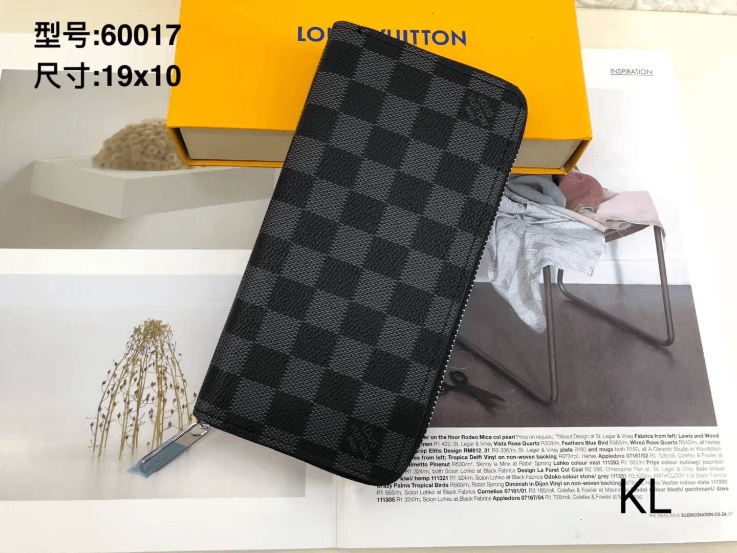 Louis Vuitton Zippy Wallet Damier Graphite