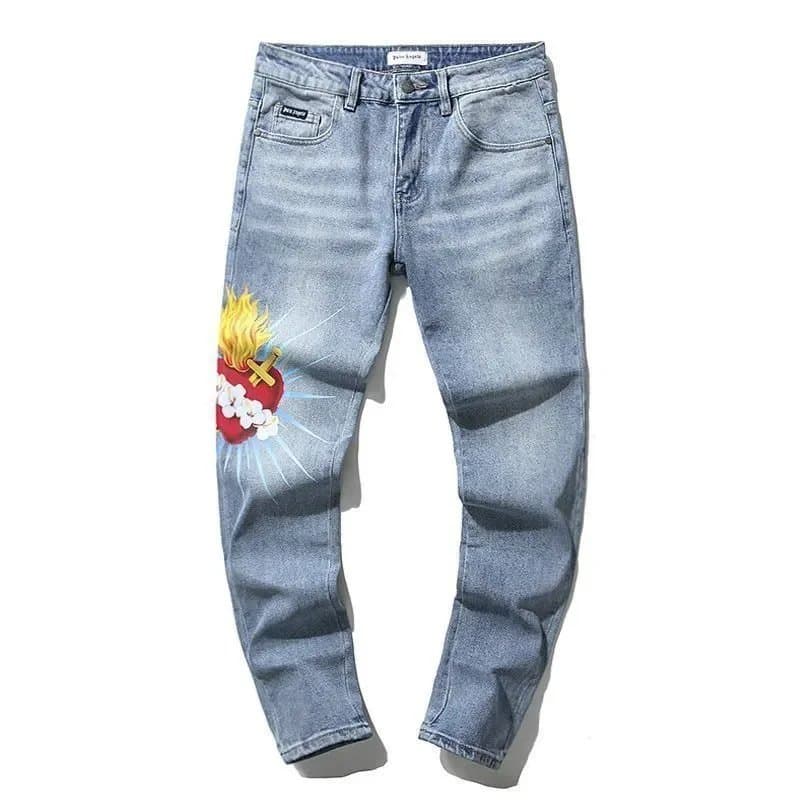 Palace Jeans Sacred Heart Print