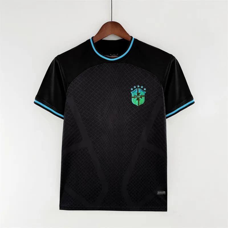 Adidas Spain Home Jersey 2024 Away Colorblock — 2223巴西黑色反光标