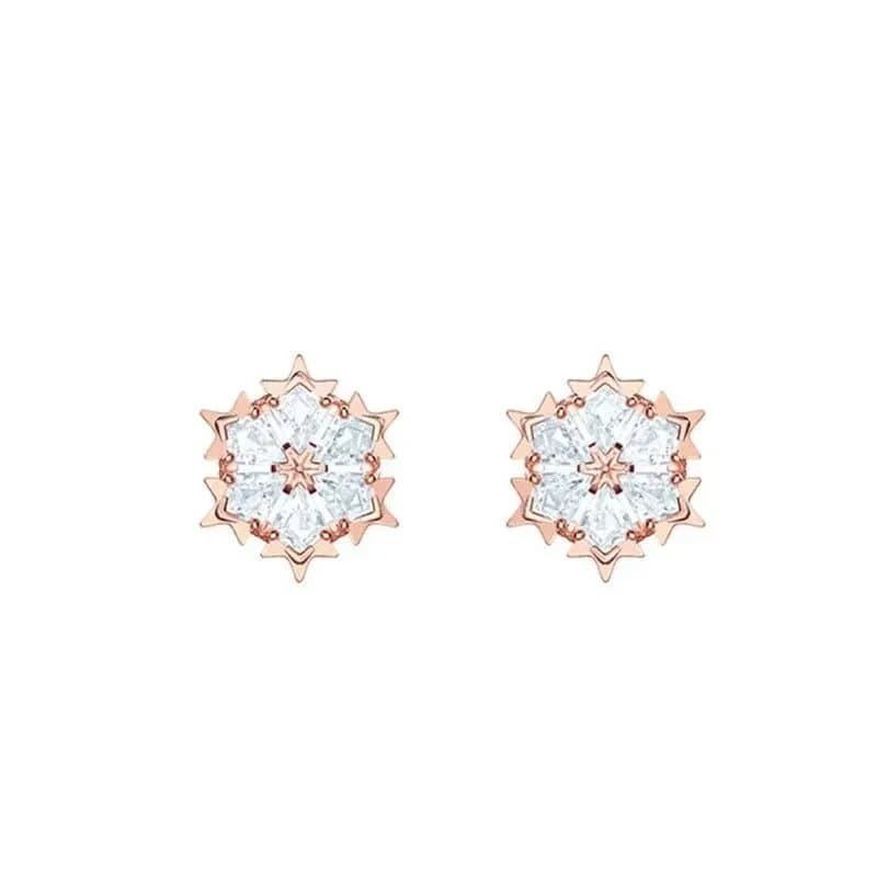 Van Cleef & Arpels Alhambra Earrings Snowflake Motif