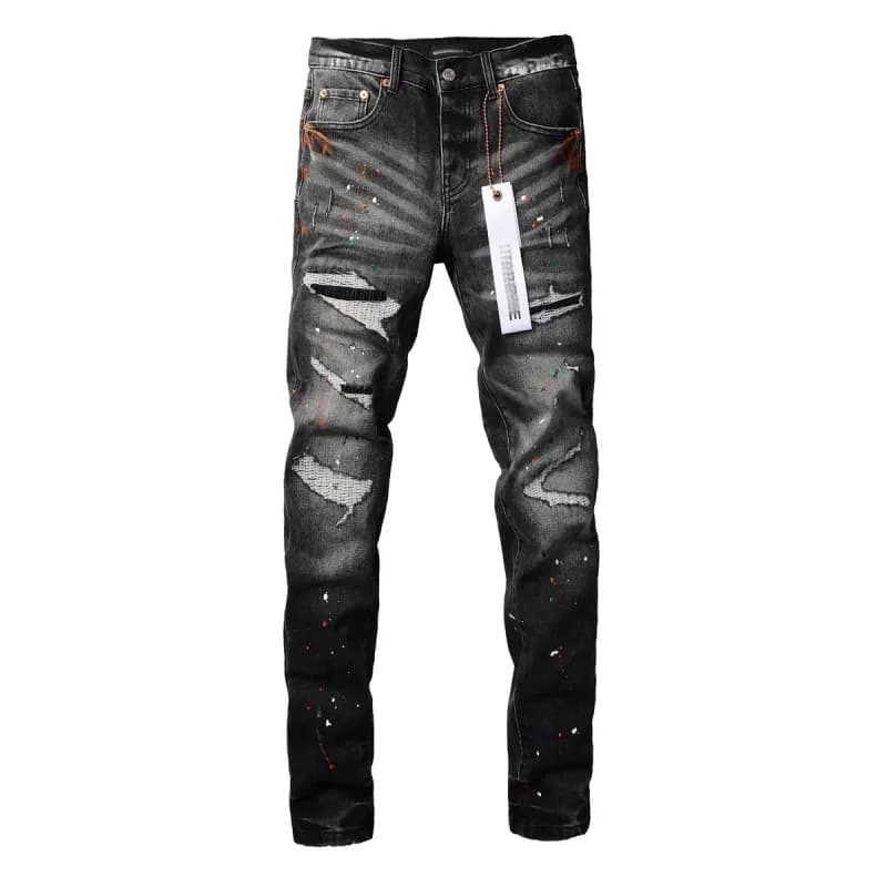 Diesel Distressed Denim Jeans Embroidered Patchwork — K19弹力后带标