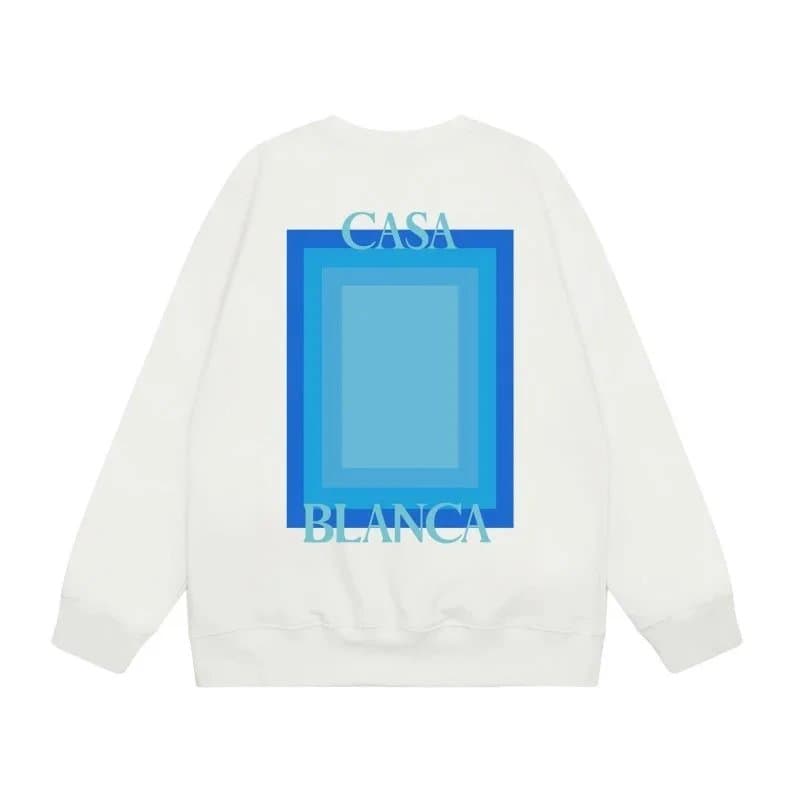 Casablanca Casa Blanca Sweatshirt Blue Gradient Logo