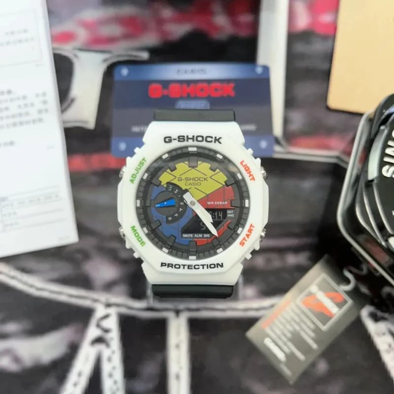 Casio G-Shock GA-2100 Multicolor Dial