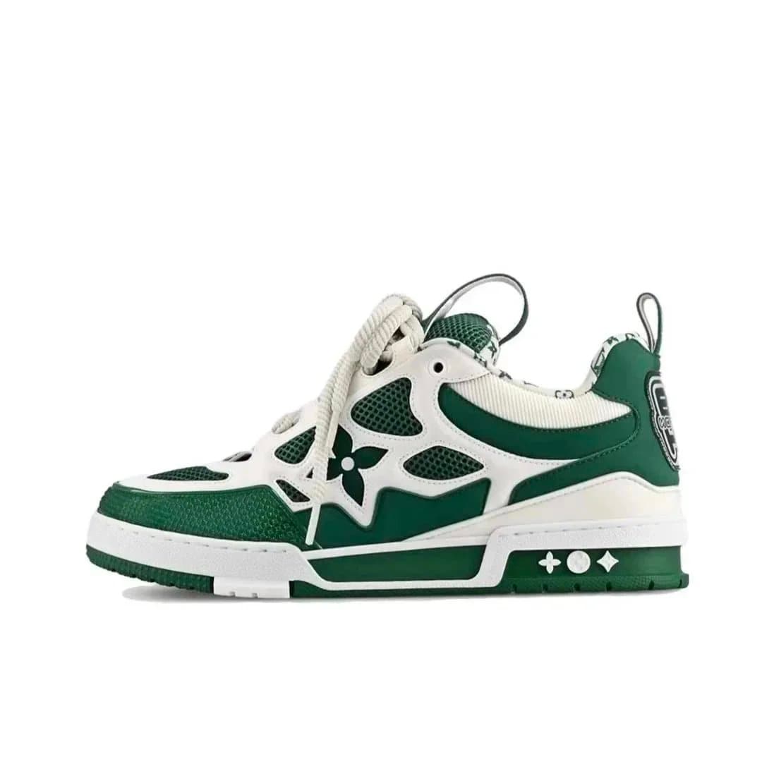 Louis Vuitton LV Trainer Denim Patchwork — 9 · 高质量版本