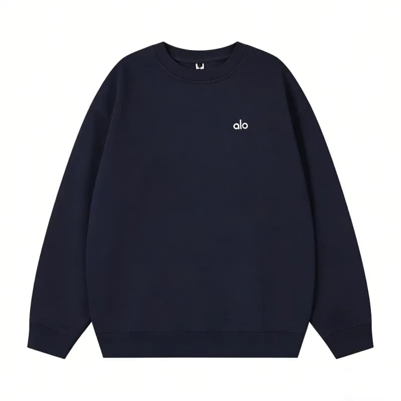 Acne Studios Crewneck Sweatshirt Minimal Logo — 藏青H001圆领