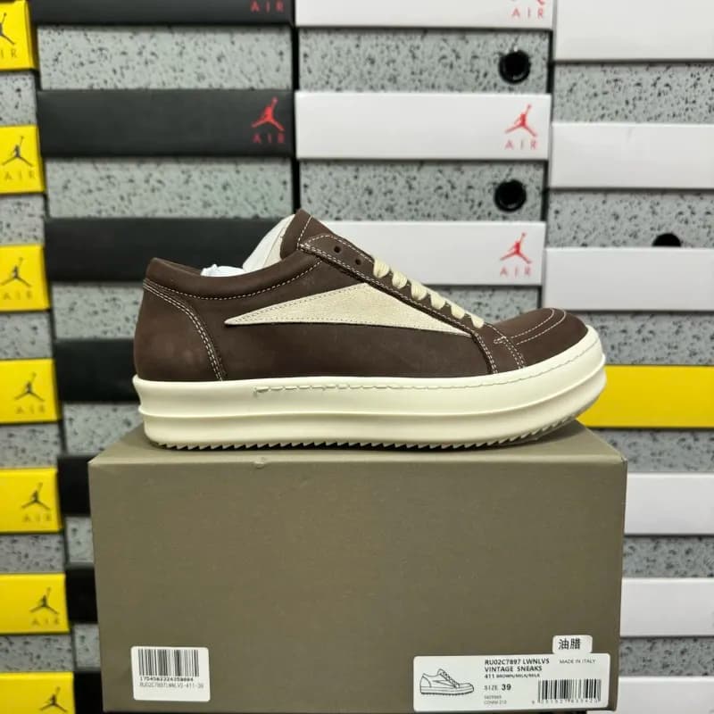 Rick Owens Drkshdw Low Brown Milk