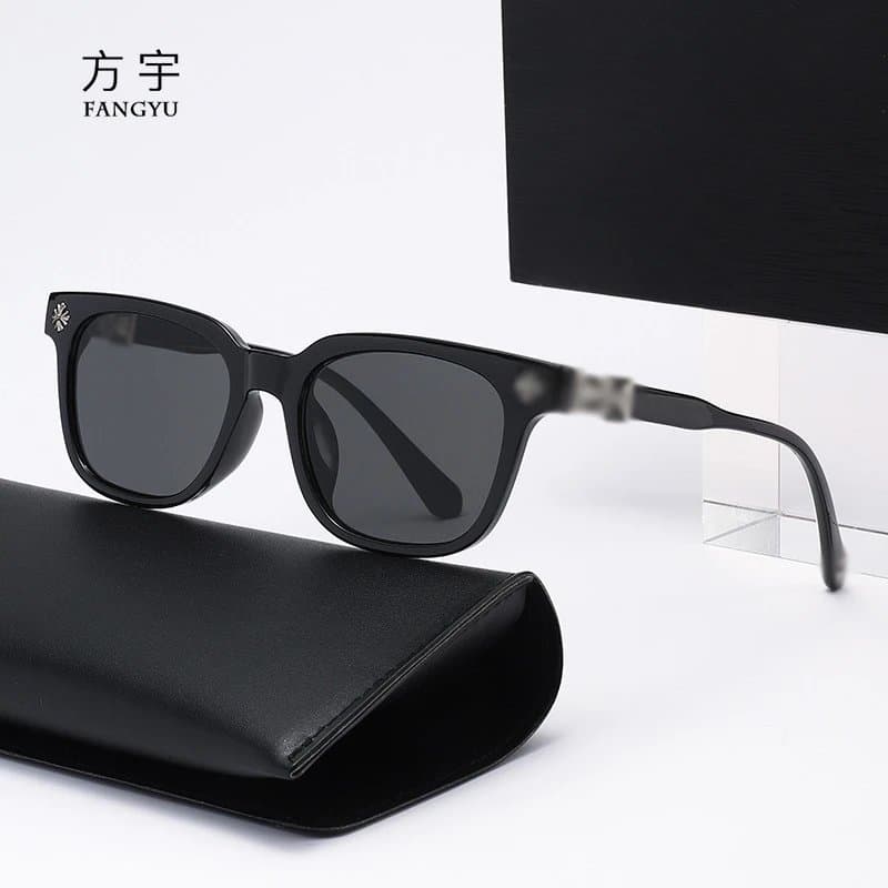 Chrome Hearts Sunglasses Square Frame with Cross Logo
