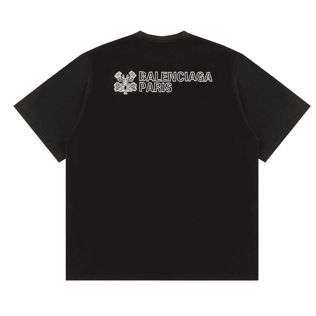 Balenciaga T-Shirt Eiffel Tower Logo — 13