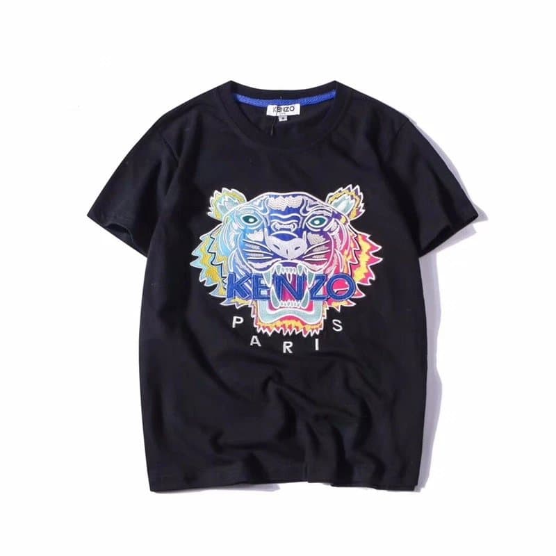 Kenzo Tiger Embroidered Tee Multicolor Tiger — 21