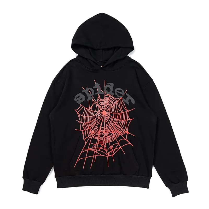 Sp5der Spider Hoodie Spiderweb Print