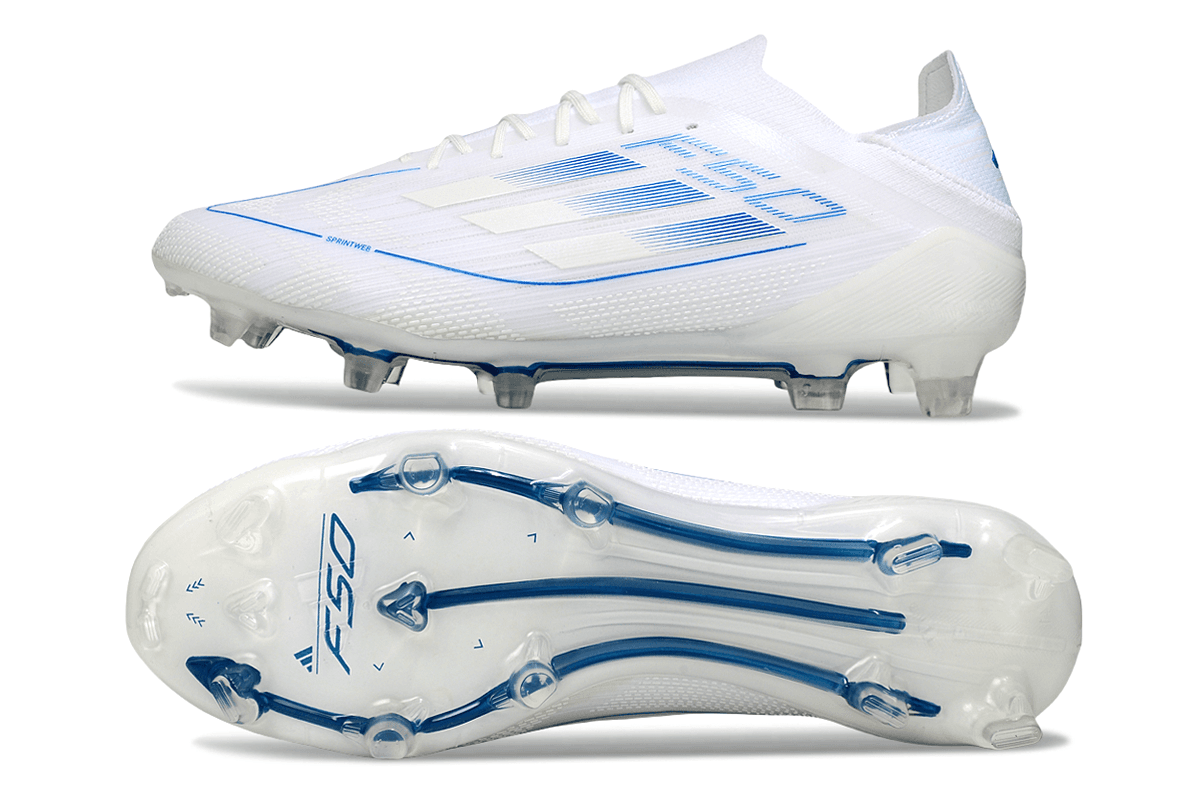 Adidas F50 White Blue