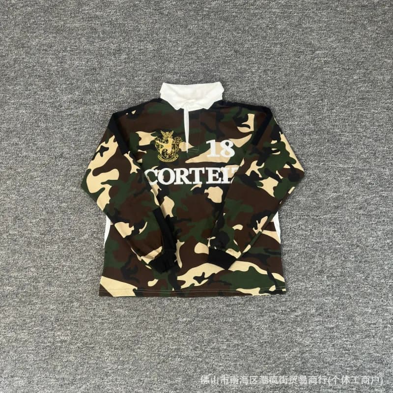 Sp5der Short-Sleeve Tee Embroidered Logo — 790迷彩
