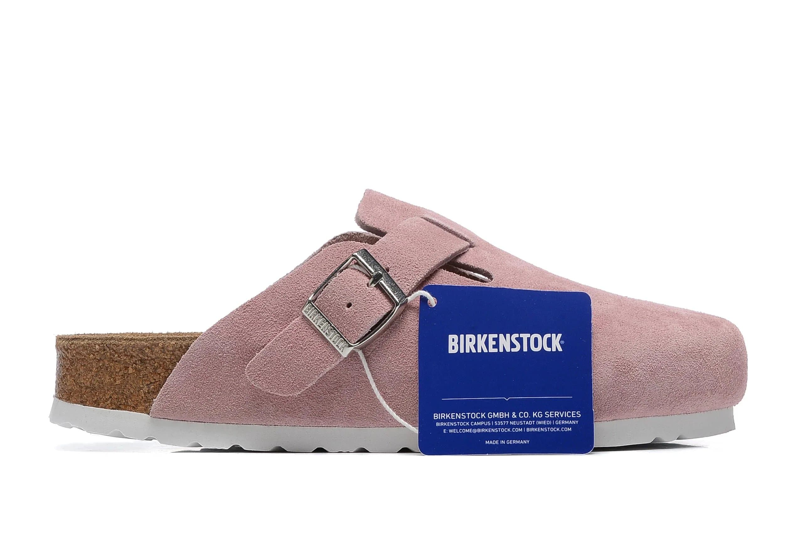 Birkenstock Boston Suede — 粉色