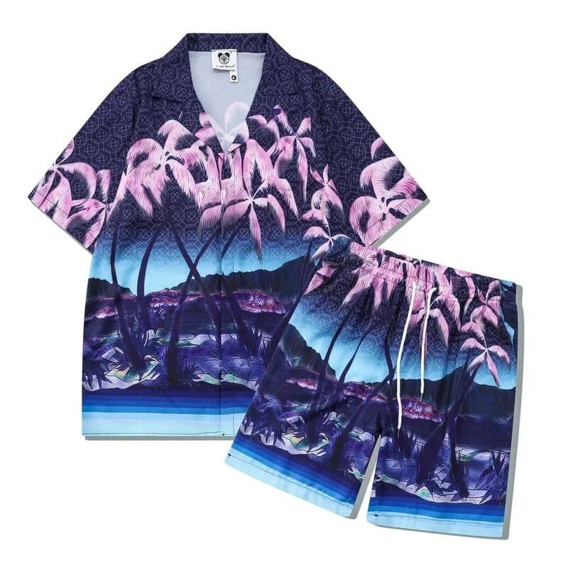 Gucci GG Print Set Pineapple Patch — 21蓝紫椰子树