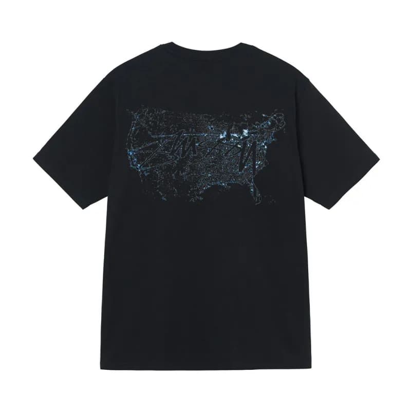 Stüssy Graphic T-Shirt USA Map Print