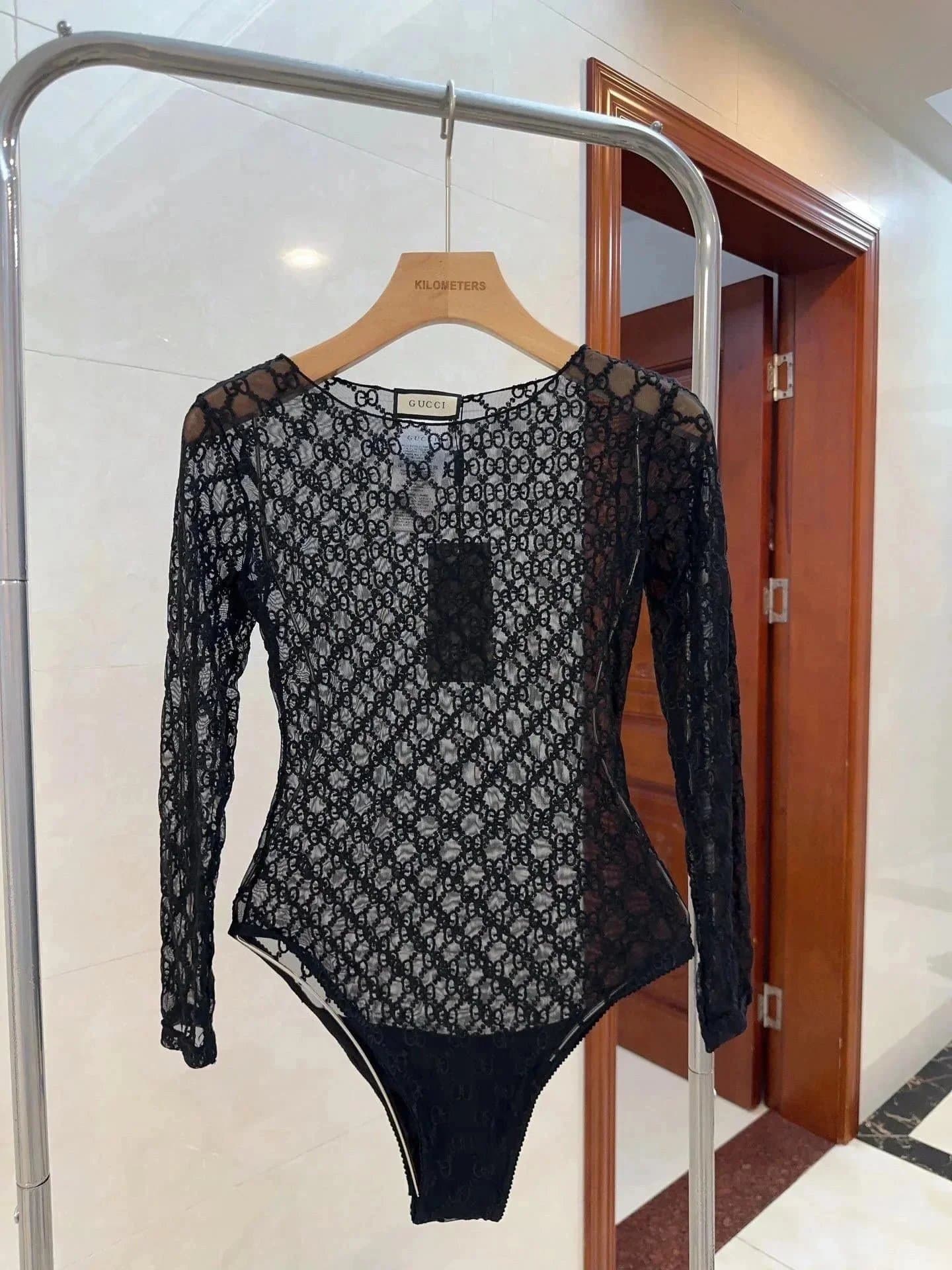 Gucci Tiger Print Bodysuit Jungle Tiger — 030303028