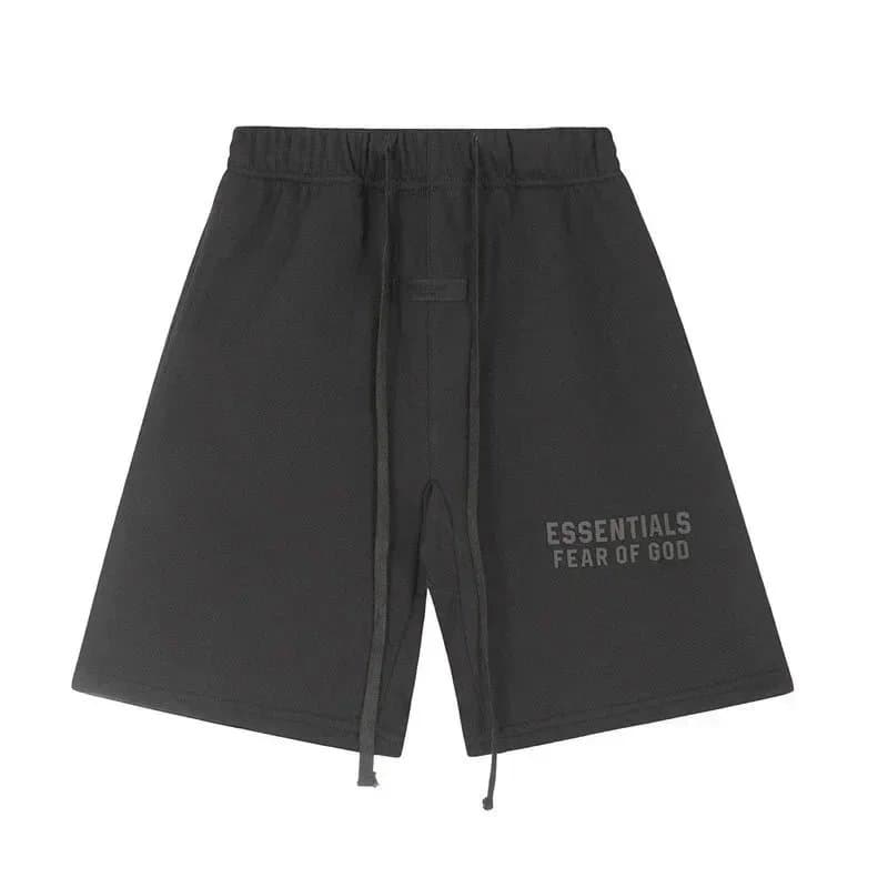 Fear of God Essentials Shorts Essentials Logo — 2411黑色（硅胶字母）*Top quality
