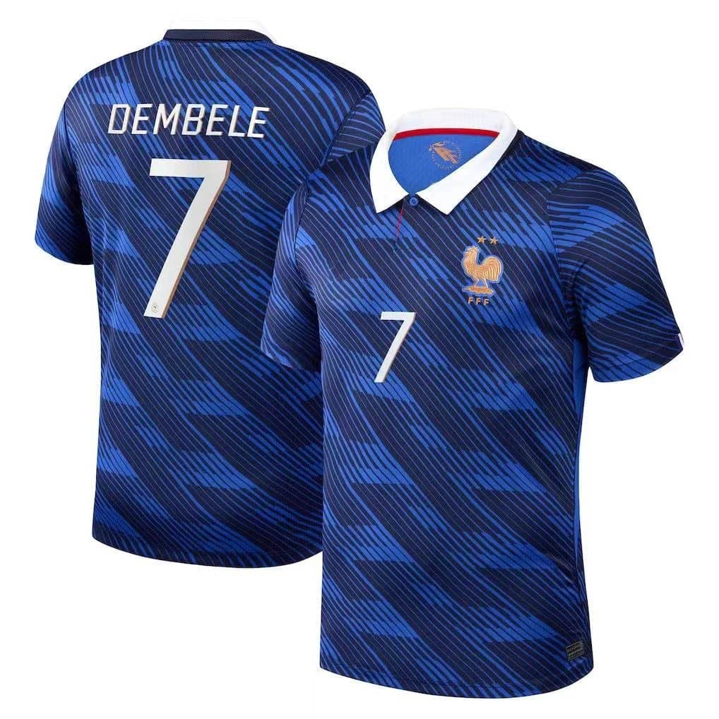 Adidas Argentina Away Jersey Baroque Print — 2026法国主场7号登贝莱